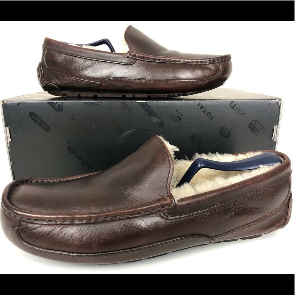 UGG Australia Mens Loafer Wool Lined Slip-Ons